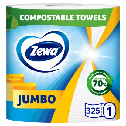 Zewa Jumbo háztartási papírtörlő 2 rétegű 1 tekercs termékhez kapcsolódó kép