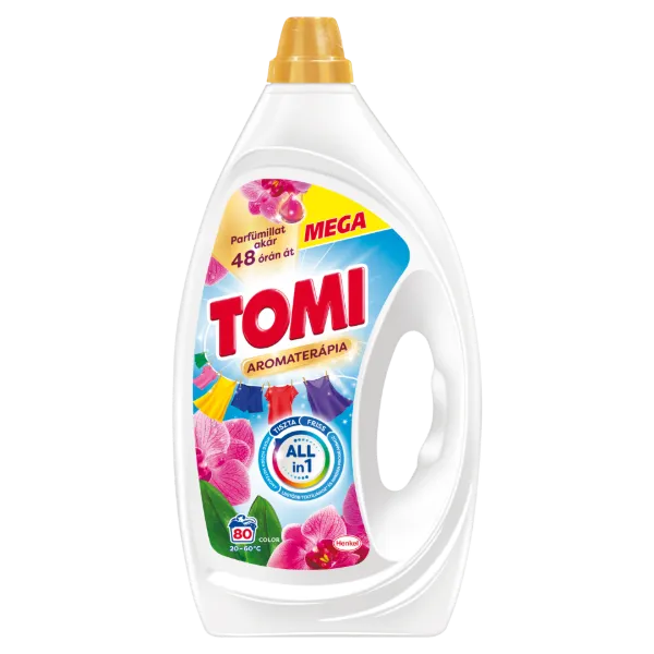 Tomi Color Aromaterápia Orchidea & Makadámia Olaj folyékony mosószer 80 mosás 3,6 l termékhez kapcsolódó kép