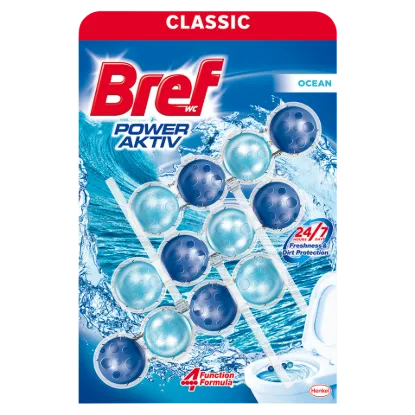 Bref Power Aktiv Ocean WC frissítő 3 x 50 g  termékhez kapcsolódó kép
