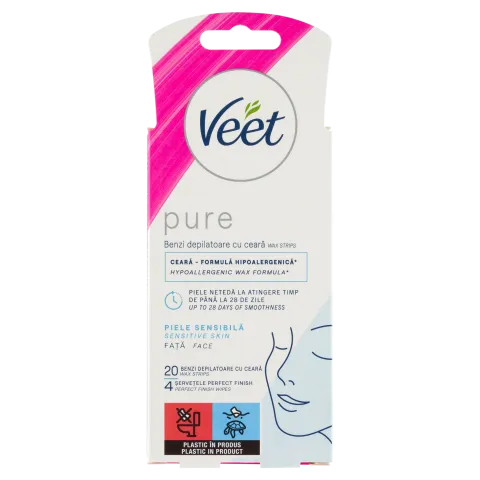 Veet Pure Sensitive Skin gyantaszalag 20 db termékhez kapcsolódó kép