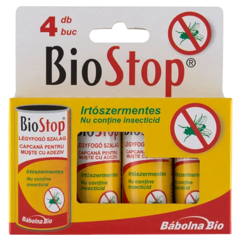 BioStop irtószermentes légyfogó szalag 4 db termékhez kapcsolódó kép