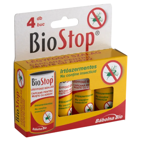 BioStop irtószermentes légyfogó szalag 4 db termékhez kapcsolódó kép