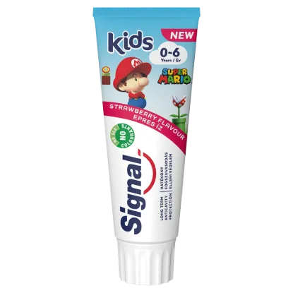 Signal Kids Super Mario epres ízű fogkrém 0-6 év 75 ml  termékhez kapcsolódó kép