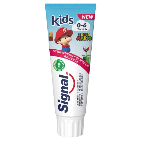Signal Kids Super Mario epres ízű fogkrém 0-6 év 75 ml  termékhez kapcsolódó kép
