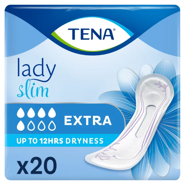 Tena Lady Slim Extra puha inkontinenciabetét rendszeres vizeletvesztésre 20 db termékhez kapcsolódó kép