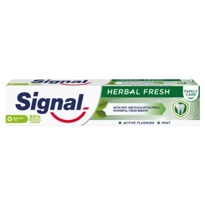 Signal Family Care Herbal Fresh fogkrém 75 ml termékhez kapcsolódó kép