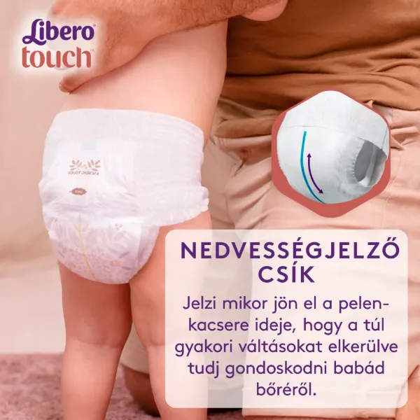 Libero Touch egyszerhasználatos bugyipelenka, méret: 3, 5-9 kg, 36 db termékhez kapcsolódó kép