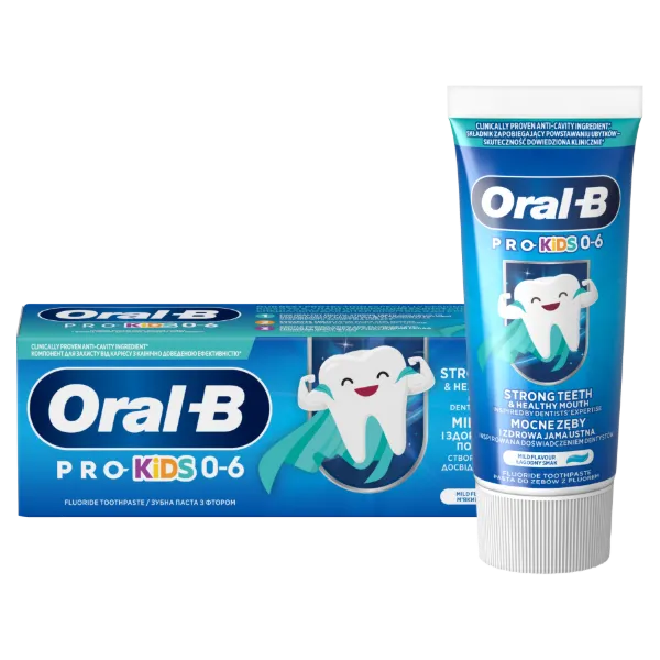 Oral-B Pro Kids Gyerekfogkrém, 0–6 Éveseknek, 50 ml termékhez kapcsolódó kép