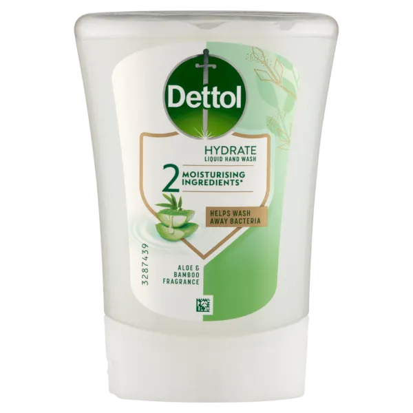 Dettol Aloe Vera és Bambusz utántöltő folyékony szappan 250 ml termékhez kapcsolódó kép