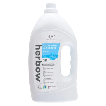 Herbow friss illat folyékony mosószer fehér ruhákhoz 100 mosás 3000 ml termékhez kapcsolódó kép