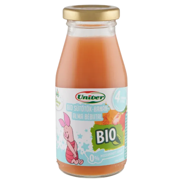 Univer Disney Baby bio sütőtök-banán-alma bébiital 4 hónapos kortól 200 ml termékhez kapcsolódó kép