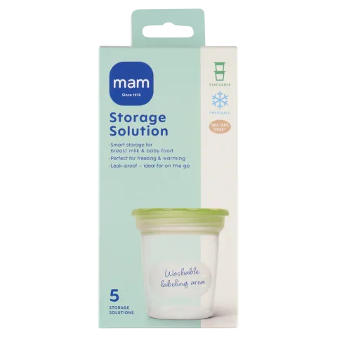 MAM tároló pohár anyatejhez és bébiételhez 5 db termékhez kapcsolódó kép