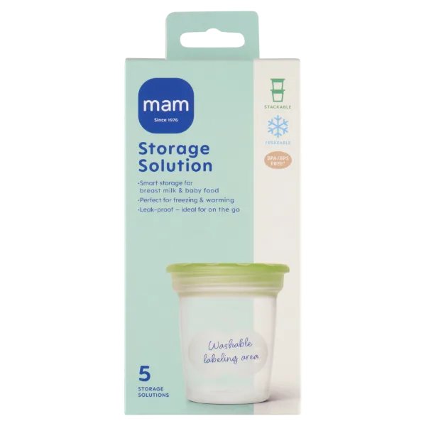 MAM tároló pohár anyatejhez és bébiételhez 5 db termékhez kapcsolódó kép