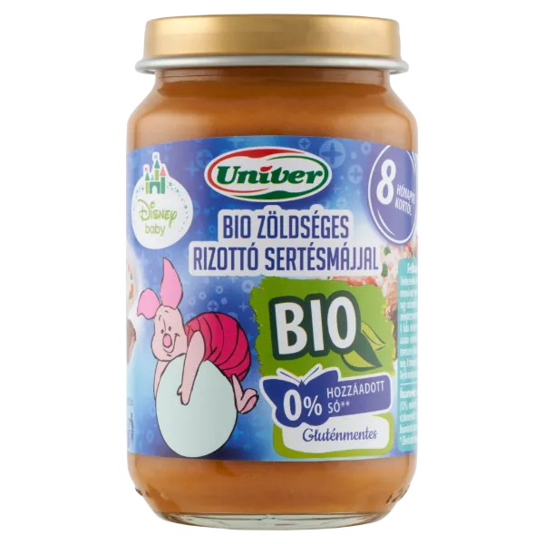 Univer zöldséges rizottó sertésmájjal bébiétel 8 hónapos kortól 163 g termékhez kapcsolódó kép