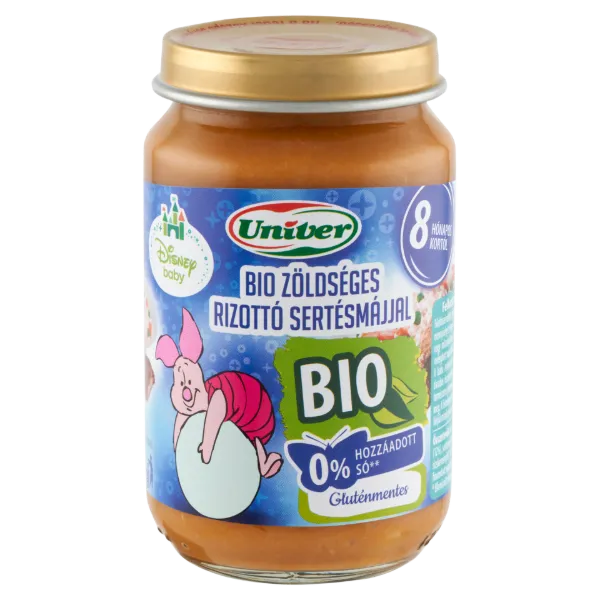 Univer zöldséges rizottó sertésmájjal bébiétel 8 hónapos kortól 163 g termékhez kapcsolódó kép