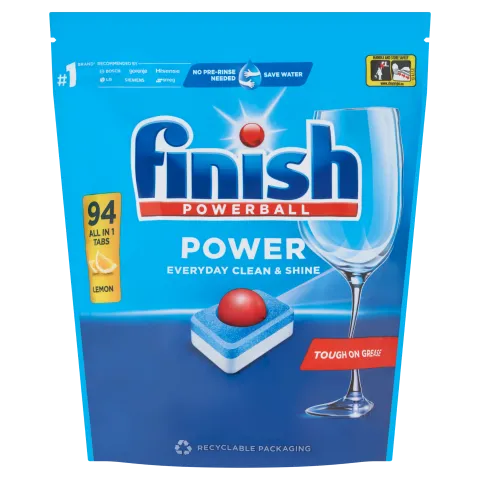 Finish Powerball Power All in 1 Citrom mosogatógép tabletta 94 db 1,5 kg termékhez kapcsolódó kép