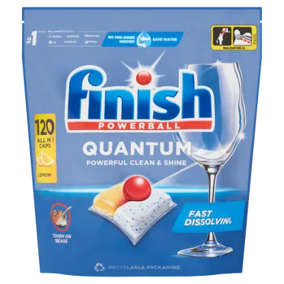 Finish Powerball Quantum All in 1 Citrom mosogatógép kapszula 120 db 1,248 kg termékhez kapcsolódó kép