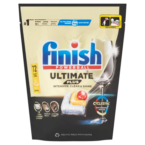 Finish Powerball Ultimate Plus All in 1 Citrom mosogatógép kapszula 72 db 878,4 g termékhez kapcsolódó kép