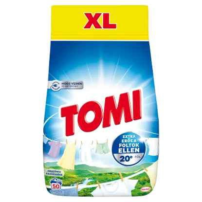 Tomi Amazónia Frissessége mosószer fehér és világos ruhákhoz 50 mosás 2,75 kg termékhez kapcsolódó kép