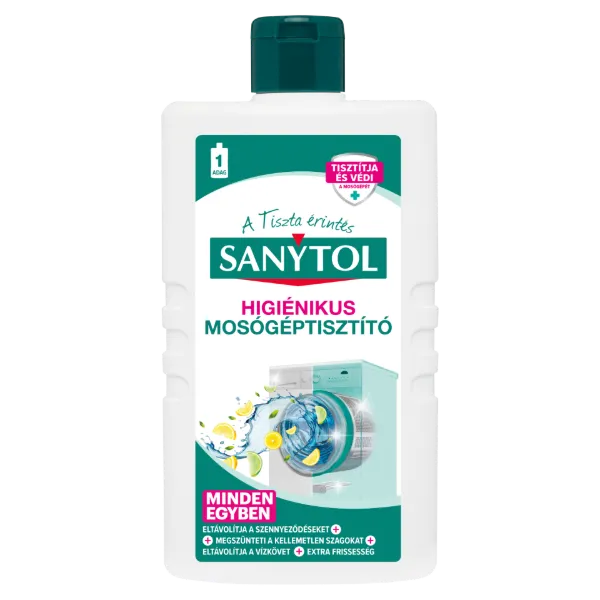 Sanytol higiénikus mosógéptisztító 250 ml termékhez kapcsolódó kép