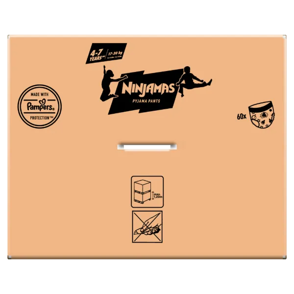 Ninjamas Pyjama Pants Űrhajós, 60 db Pyjama Bugyipelenka, 7 Éves Kor, 17kg-30kg termékhez kapcsolódó kép