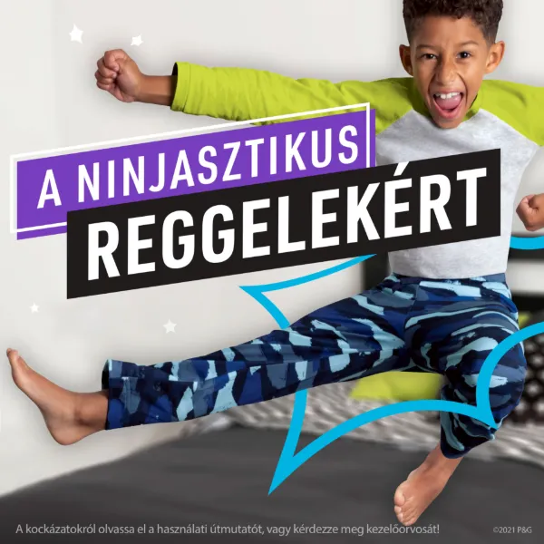 Ninjamas Pyjama Pants Szívecskés, 60 db Pyjama Bugyipelenka, 7 Éves Kor, 17kg-30kg termékhez kapcsolódó kép