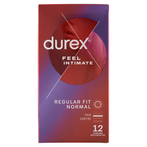 Durex Feel Intimate óvszer 12 db termékhez kapcsolódó kép