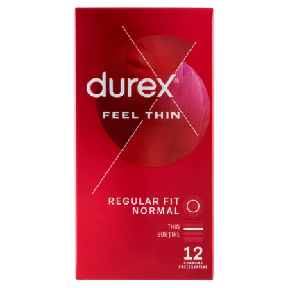 Durex Feel Thin óvszer 12 db termékhez kapcsolódó kép