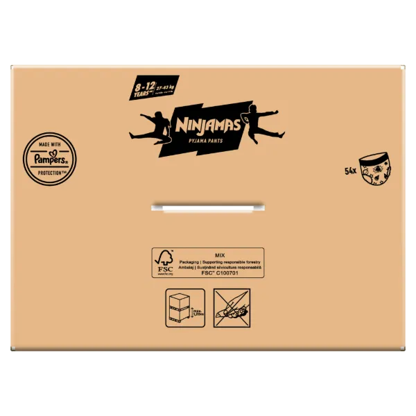 Ninjamas Pyjama Pants Űrhajós, 54 db Pyjama Bugyipelenka, 8 Éves Kor, 27kg-43kg termékhez kapcsolódó kép