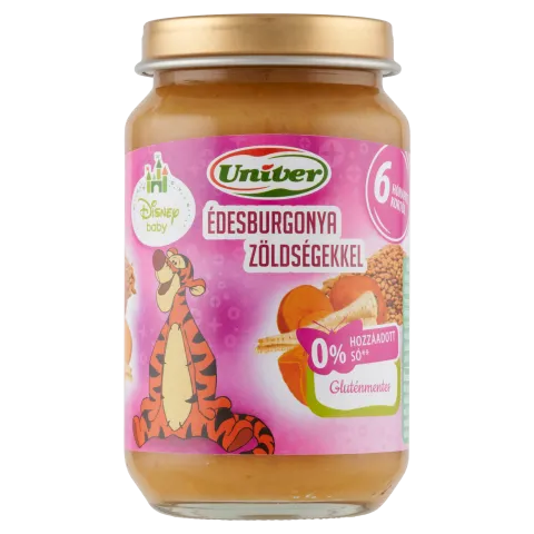 Univer Disney Baby édesburgonya zöldségekkel zöldségpüré bébiknek 6 hónapos kortól 163 g termékhez kapcsolódó kép
