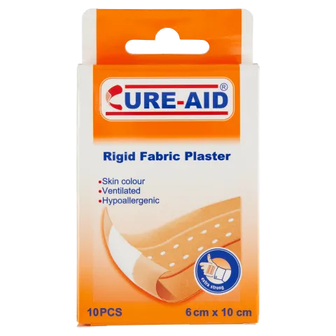 Cure-Aid kemény textil ragtapasz 6 cm x 10 cm 10 db termékhez kapcsolódó kép