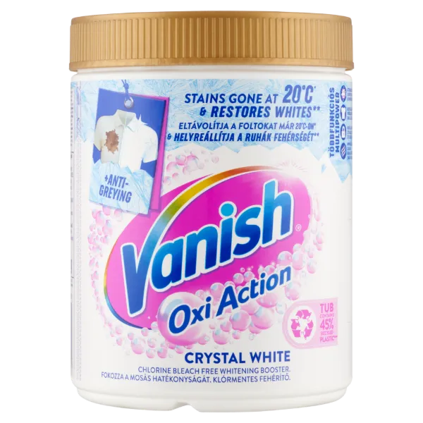 Vanish Oxi Action folteltávolító és fehérítő por 970 g termékhez kapcsolódó kép