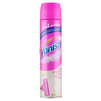 Vanish 3 in 1 Action szőnyeg és kárpit tisztító hab 600 ml termékhez kapcsolódó kép