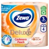 Zewa Deluxe Cashmere Peach 3 rétegű toalettpapír 4 tekercs termékhez kapcsolódó kép