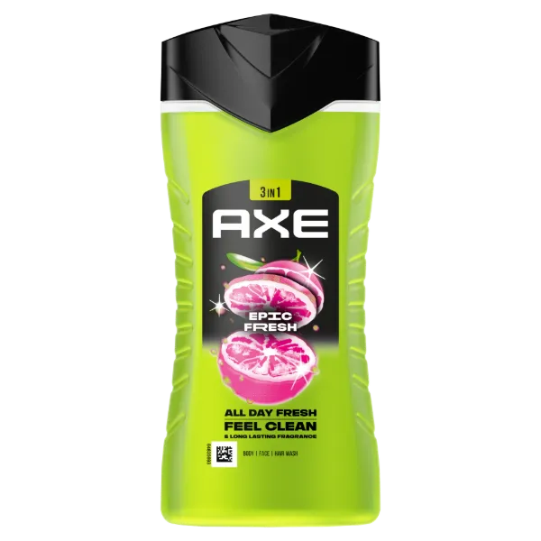 AXE Epic Fresh 3 in 1 tusfürdő testre, arcra, hajra 250 ml termékhez kapcsolódó kép