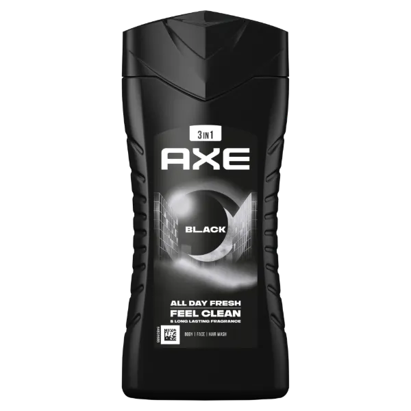 AXE Black 3 in 1 tusfürdő testre, arcra, hajra 250 ml termékhez kapcsolódó kép