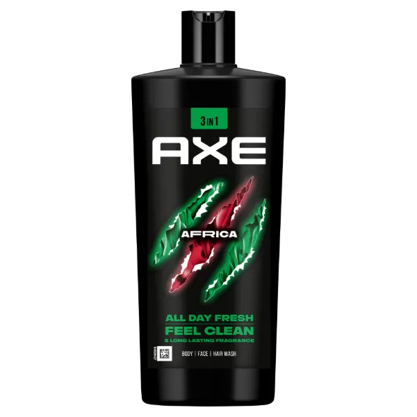 AXE Africa 3 in 1 tusfürdő testre, arcra, hajra 700 ml termékhez kapcsolódó kép