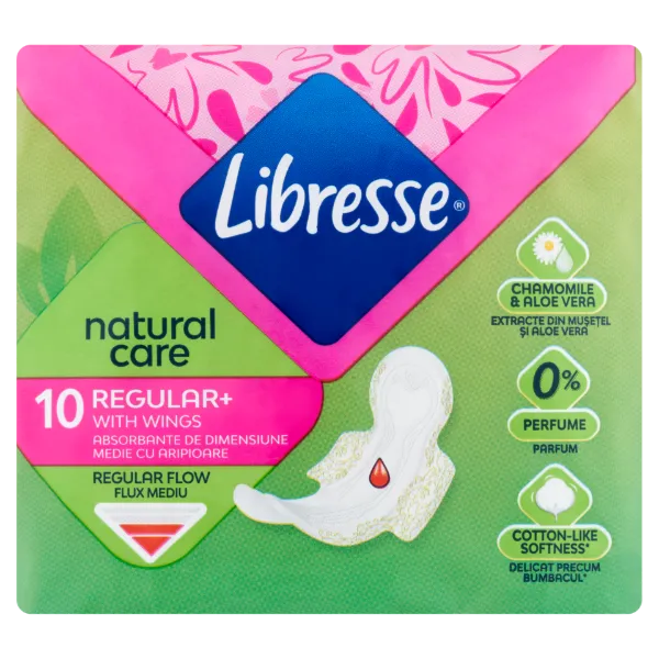 Libresse egészségügyi betét nature care ulta normal 10 db termékhez kapcsolódó kép