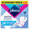 Libresse Dailies V-Protection & Freshness Regular Deo illatosított tisztasági betét 58 db termékhez kapcsolódó kép