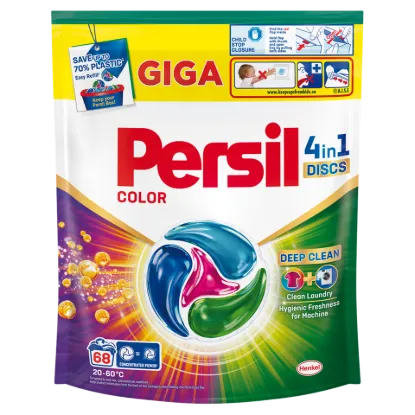 Persil Color Discs előre adagolt mosószer koncentrátum színes ruhadarabokhoz 68 mosás 1122 g termékhez kapcsolódó kép