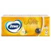 Zewa Softis Soft & Sensitive illatmentes papír zsebkendő 4 rétegű 10 x 9 db termékhez kapcsolódó kép