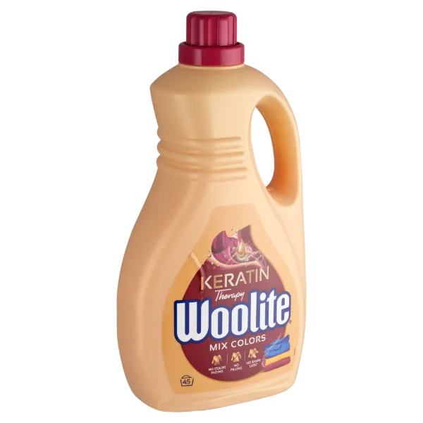 Woolite Keratin Therapy folyékony mosószer keratinnal színes ruhákhoz 45 mosás 2,7 l termékhez kapcsolódó kép