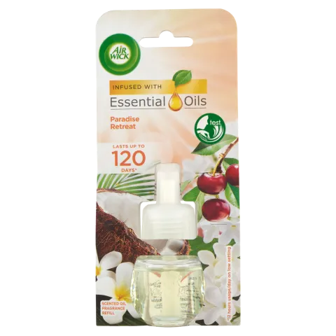 Air Wick Essential Oils Nyugalom Szigete elektromos utántöltő légfrissítő készülékhez 19 ml termékhez kapcsolódó kép