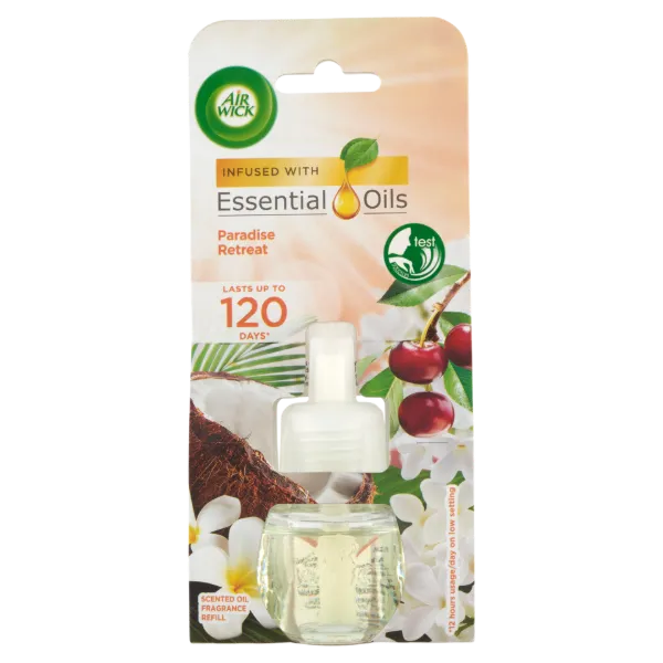 Air Wick Essential Oils Nyugalom Szigete elektromos utántöltő légfrissítő készülékhez 19 ml termékhez kapcsolódó kép