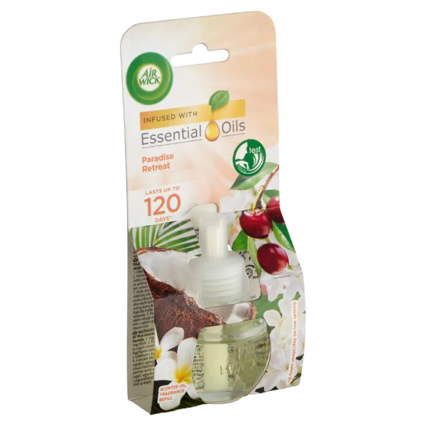 Air Wick Essential Oils Nyugalom Szigete elektromos utántöltő légfrissítő készülékhez 19 ml termékhez kapcsolódó kép
