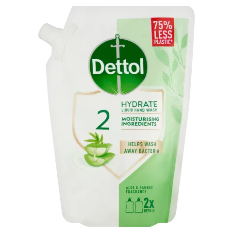 Dettol Aloe Vera és Bambusz folyékony szappan utántöltő 500 ml termékhez kapcsolódó kép