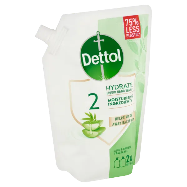 Dettol Aloe Vera és Bambusz folyékony szappan utántöltő 500 ml termékhez kapcsolódó kép