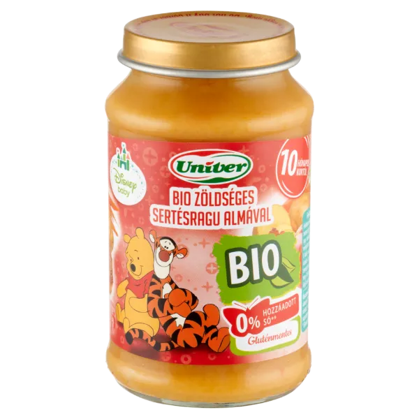 Univer bio zöldséges sertésragu almával bébiétel 10 hónapos kortól 220 g termékhez kapcsolódó kép