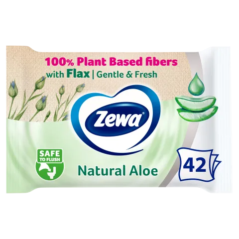 Zewa Natural Aloe nedves toalettpapír 42 db termékhez kapcsolódó kép