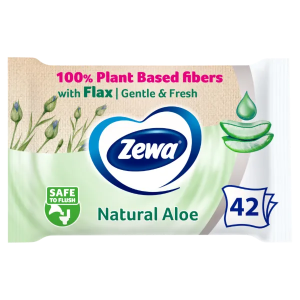 Zewa Natural Aloe nedves toalettpapír 42 db termékhez kapcsolódó kép
